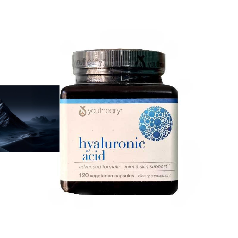 youtheory-hyaluronic-6 کپسول هیالورونیک اسید یوتئوری اصل آمریکا